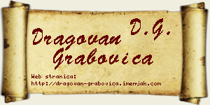 Dragovan Grabovica vizit kartica